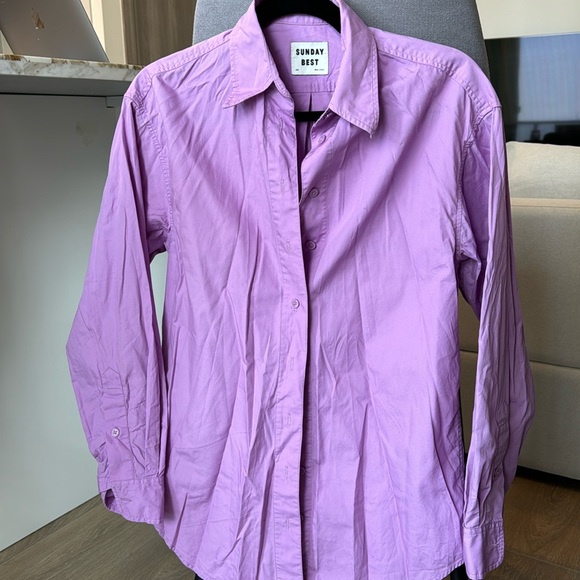 Sunday Best Oversized Dress Shirt - Picture 2 of 3